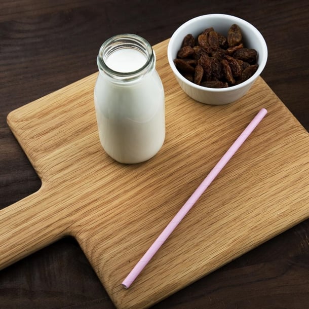 Fiesta Compostable Paper Straws Pink (250 Pack) fb139