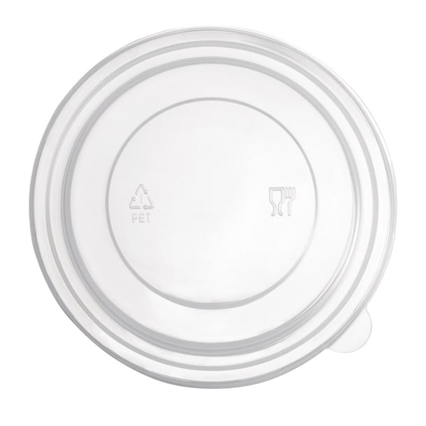 Fiesta Recyclable PET Round Salad Bowl Lids (300 Pack) fb199