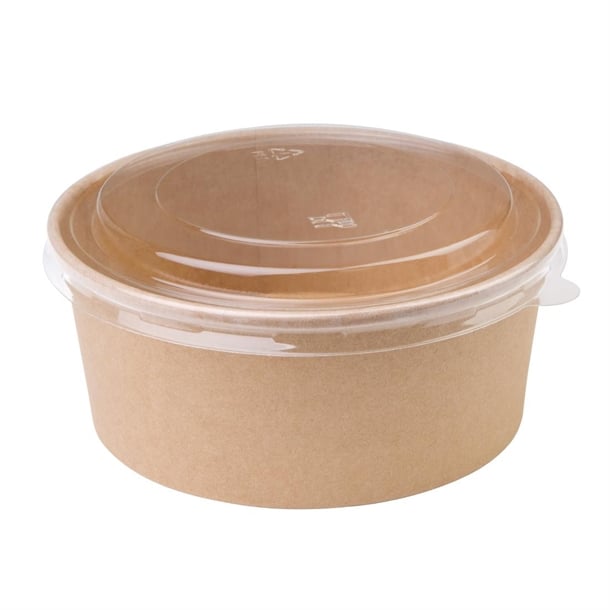 Fiesta Recyclable PET Round Salad Bowl Lids (300 Pack) fb199