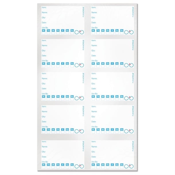 Puracycle Reusable Day Labels (50 Pack) fb281