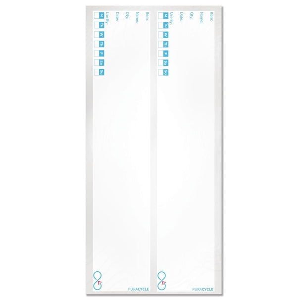Puracycle Reusable Day Bottle Labels (25 Pack) fb283