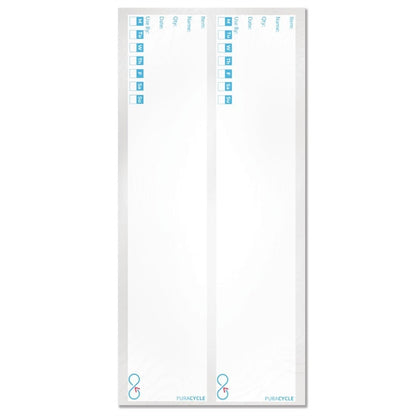 Puracycle Reusable Day Bottle Labels (25 Pack) fb283