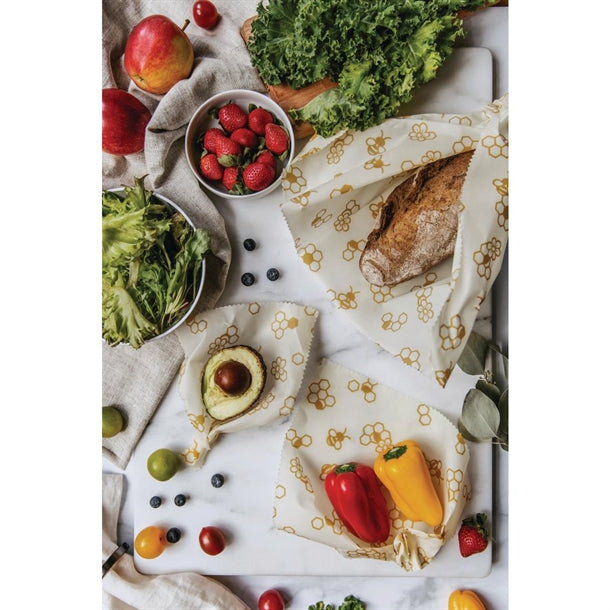 Beeswax Wrap Honeycomb Assorted (10 Pack) p_fb427