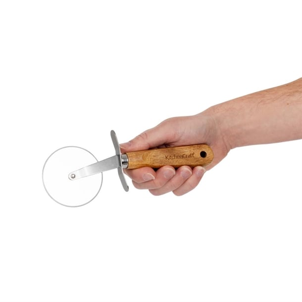 Kitchen Craft Italian Wood Handled Pizza Wheel 2.5" fb448