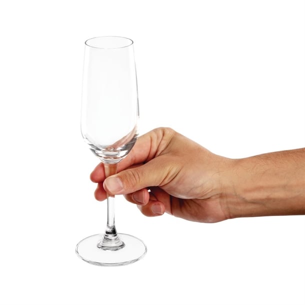 Olympia Mendoza Flute Glasses 185ml (6 Pack) fb484
