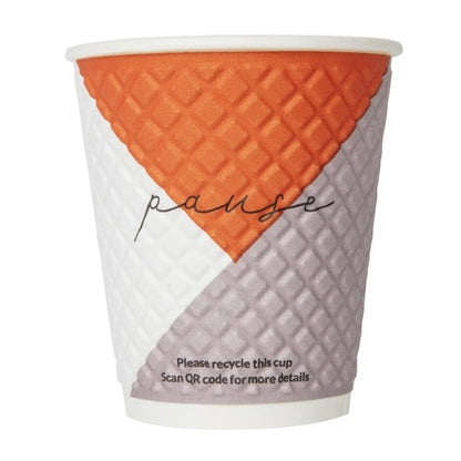 Huhtamaki Pause Disposable Coffee Cups Double Wall 256ml (925 Pack) fb587