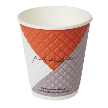 Huhtamaki Pause Disposable Coffee Cups Double Wall 256ml (925 Pack) fb587