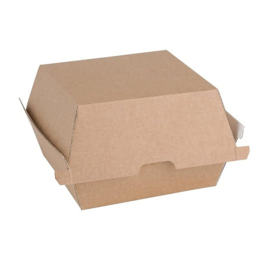 Fiesta Compostable Kraft Burger Boxes p_fb664