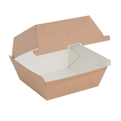 Fiesta Compostable Kraft Burger Boxes p_fb664