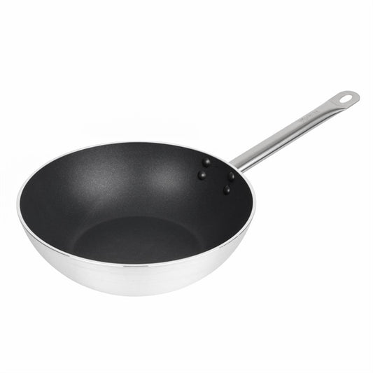 Vogue Non-stick Teflon Aluminium Platinum Plus Wok 30cm fb690