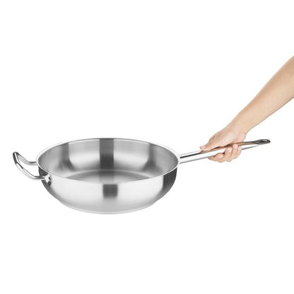 Vogue Stainless Steel Sauté Pan 30cm fb699