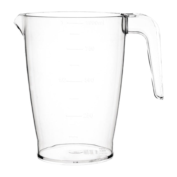 Olympia Kristallon Polycarbonate Stacking Jug 1ltr fb890