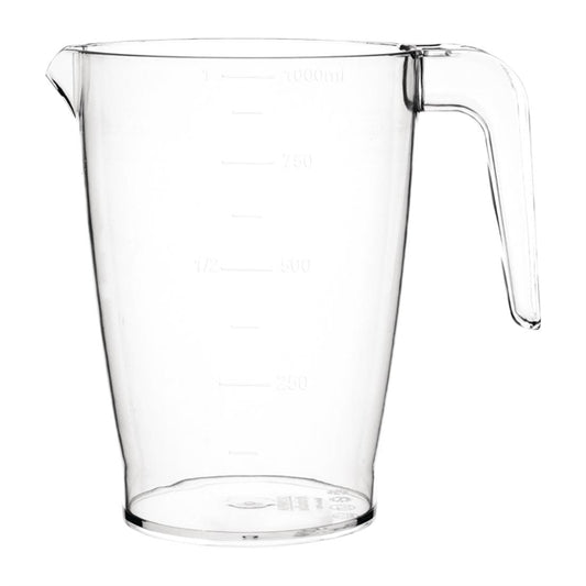 Olympia Kristallon Polycarbonate Stacking Jug 1ltr fb890