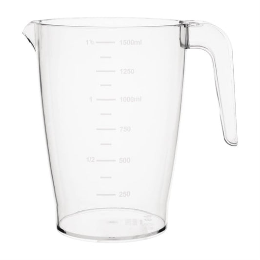 Olympia Kristallon Polycarbonate Stacking Jug 1.5ltr fb892