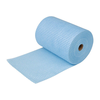 Nisbets Essentials Non-Woven Cloth Blue (Roll of 300 Sheets) fb968