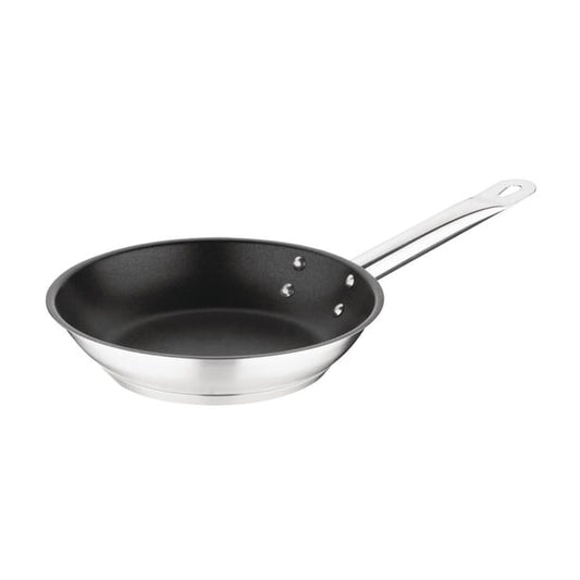 Vogue Stainless Steel Non-Stick Teflon Platinum Plus Frying Pan 20cm fc095
