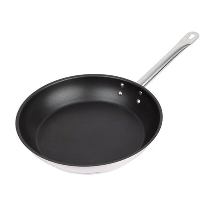 Vogue Stainless Steel Non-Stick Teflon Platinum Plus Frying Pan 28cm fc097