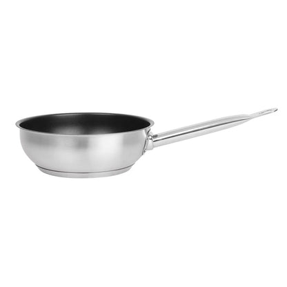 Vogue Stainless Steel Non-Stick Teflon Platinum Plus Sauté Pan 20cm fc098