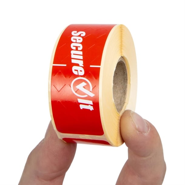 SecureIt Tamper-Resistant Removable Food Packaging Labels Small (2 x 250 Pack) fc215