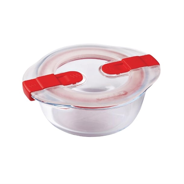 Pyrex Cook and Heat Round Dish with Lid 350ml fc360