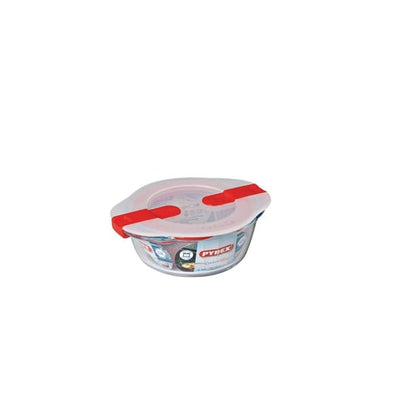 Pyrex Cook and Heat Round Dish with Lid 350ml fc360