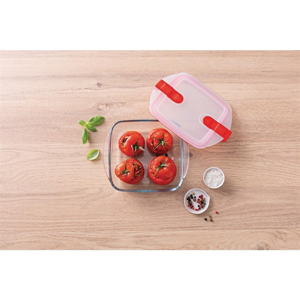 Pyrex Cook and Heat Square Dish with Lid p_fc363