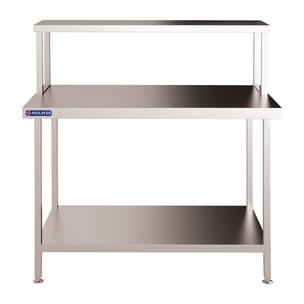 Vogue Stainless Steel Wall Table Welded with Gantry 650(D)mm p_fc444