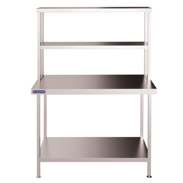 Vogue Stainless Steel Wall Table Welded with Double Gantry 650(D)mm p_fc456