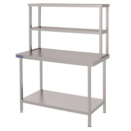 Vogue Stainless Steel Wall Table Welded with Double Gantry 700(D)mm p_fc460