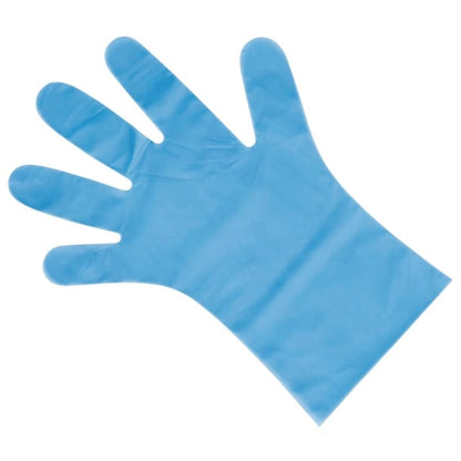Nisbets Essentials Powder-Free TPE Gloves Blue (200 Pack) p_fc488