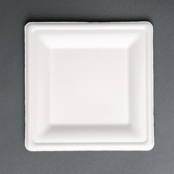 Fiesta Compostable Bagasse Square Plates (50 Pack) p_fc518