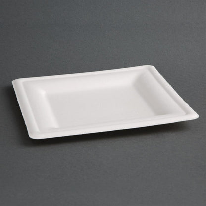 Fiesta Compostable Bagasse Square Plates (50 Pack) p_fc518