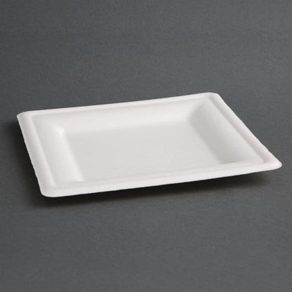 Fiesta Compostable Bagasse Square Plates (50 Pack) p_fc518