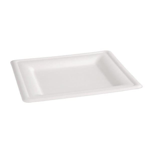 Fiesta Compostable Bagasse Square Plates (50 Pack) p_fc518