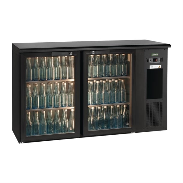 Gamko E3 Bottle Cooler 2 Hinged Glass Doors 364Ltr fd022