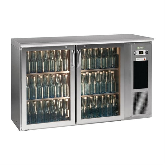 Gamko E3 Bottle Cooler 2 Hinged Glass Doors Stainless Steel 364Ltr fd023