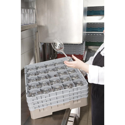 Cambro Camrack Beige 25 Compartments Max Glass Height 196mm fd072