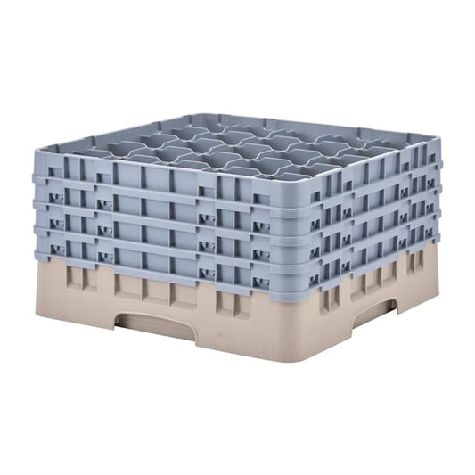 Cambro Camrack Beige 25 Compartments Max Glass Height 238mm fd073