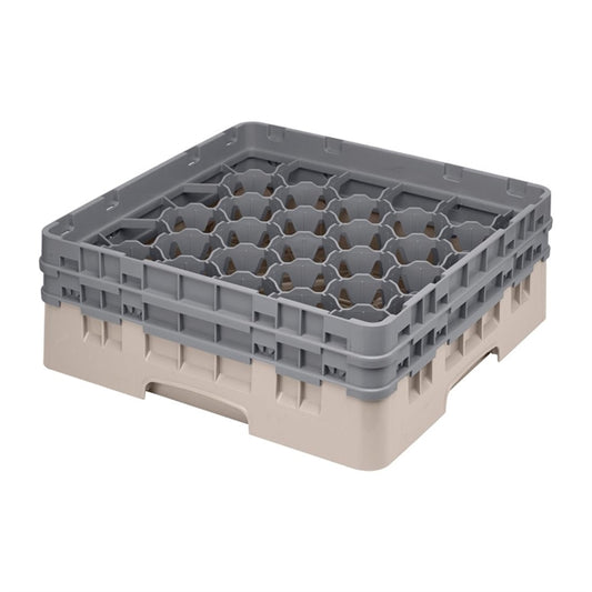 Cambro Camrack Beige 30 Compartments Max Glass Height 133mm fd074