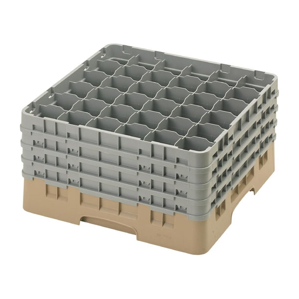 Cambro Camrack Beige 36 Compartments Max Glass Height 238mm fd080