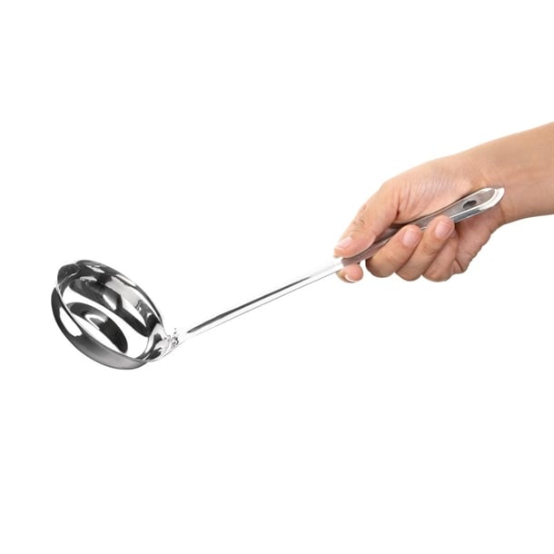 Nisbets Essentials Stainless Steel Plain Ladle 120ml fd199
