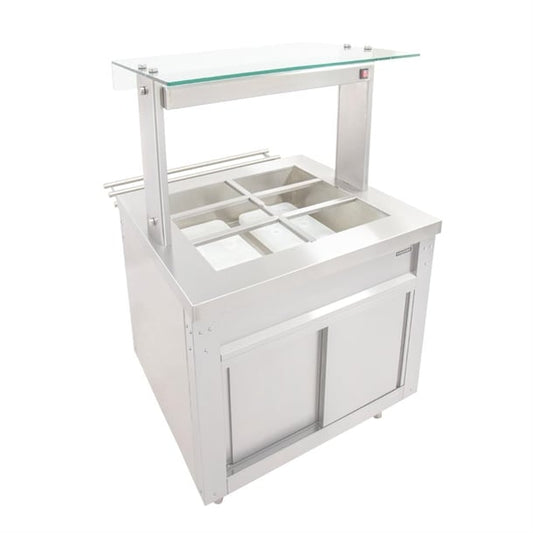 Parry Flexi-Serve Ambient GN Buffet Bar with Chilled Cupboard p_fd212