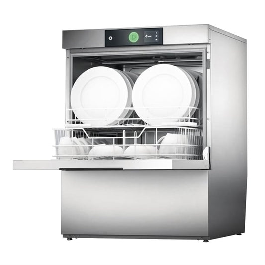 Hobart Double Basket Undercounter Dishwasher with Water Softener Care-10B fd250