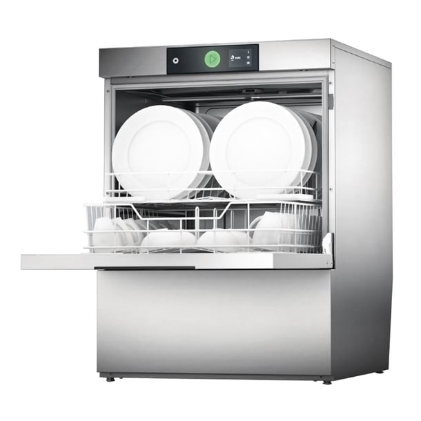 Hobart Double Basket Undercounter Dishwasher with Water Softener Care-10B fd250