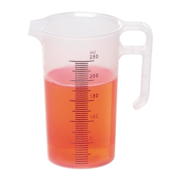 Pro-Measures Polypropylene Measuring Jug 250ml fd324