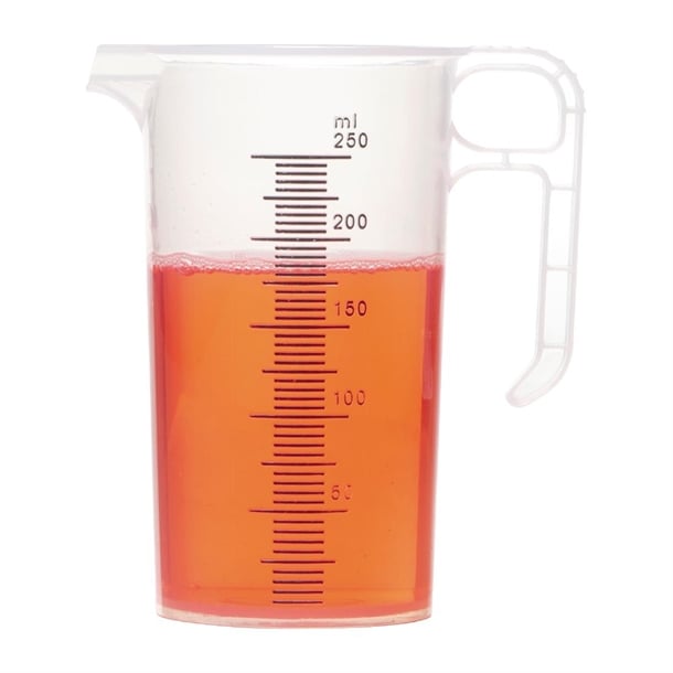 Pro-Measures Polypropylene Measuring Jug 250ml fd324