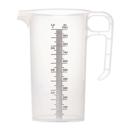Pro-Measures Polypropylene Measuring Jug 1Ltr fd326