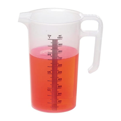 Pro-Measures Polypropylene Measuring Jug 1Ltr fd326