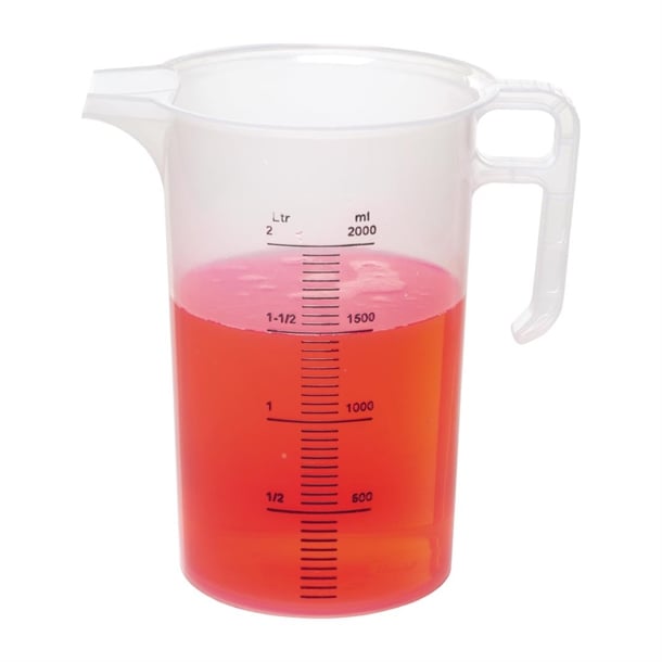 Pro-Measures Polypropylene Measuring Jug 2Ltr fd327