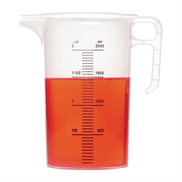 Pro-Measures Polypropylene Measuring Jug 2Ltr fd327